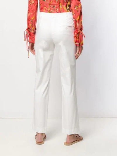 ETRO 直筒长裤 - 白色