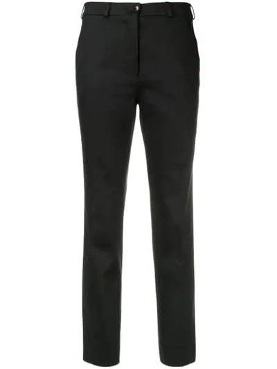 Shop Etro Cropped Slim-fit Trousers In Black