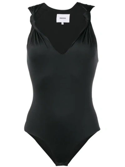 Shop Nanushka Naif Bodysuit In Black