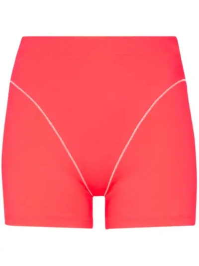 Shop Adam Selman Sport French-cut Cycling Shorts In Pink