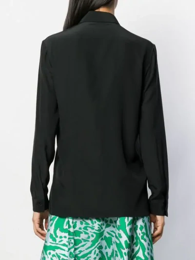 Shop Emilio Pucci Concealed Buttoned Shirt In Black