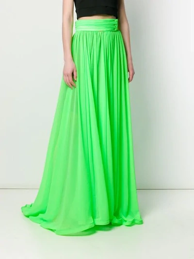 Shop Styland Maxi Skirt In Green