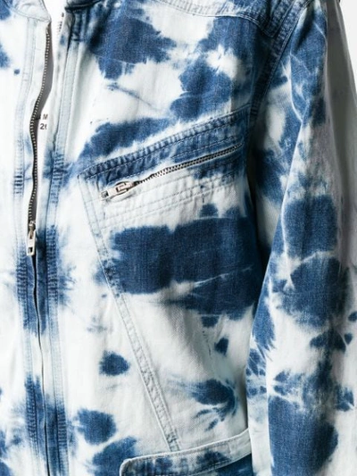 Shop Stella Mccartney Tie Dye Boiler Suit In Blue