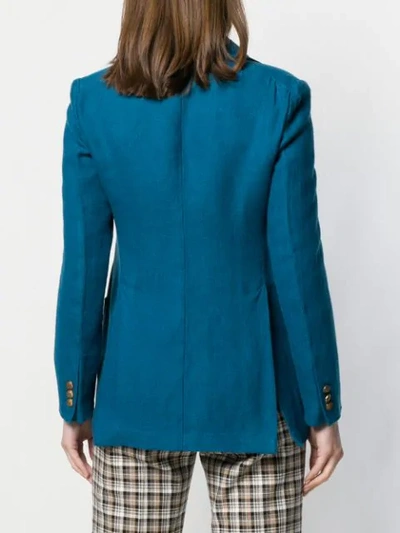 Shop The Gigi Fitted Jacket In Blue