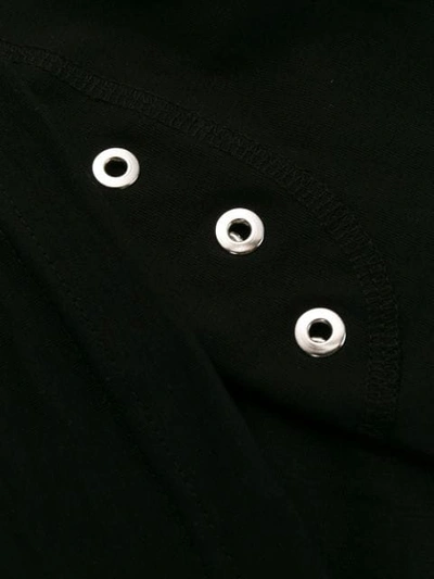 DIESEL LOGO刺绣T恤 - 黑色