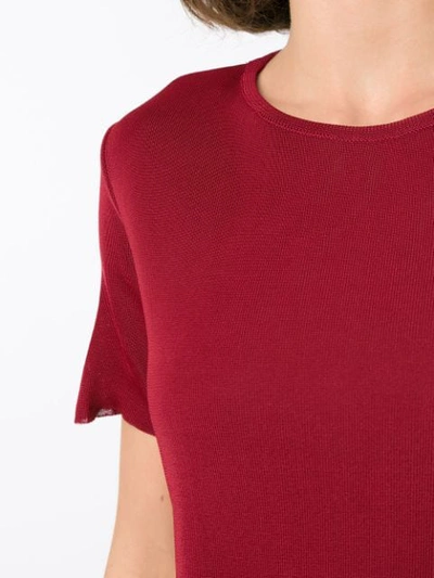 Shop Egrey Knitted Top In Red
