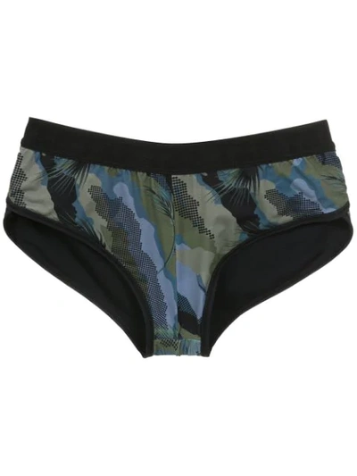 Shop Track & Field Camo Shorts In Green