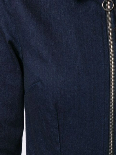3X1 短款工装连衫裤 - 蓝色
