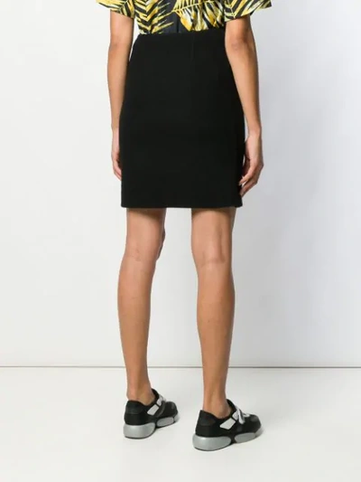 Pre-owned Prada 1990's Fitted Skirt In Black