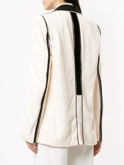 Shop Haider Ackermann Long Blazer Jacket In White