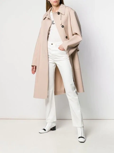 Shop Tom Ford Single-breasted Trench Coat In Neutrals
