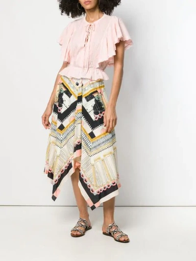 Shop Temperley London Beaux Blouse In Pink