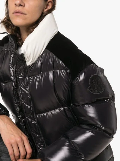 Shop Moncler Chouelle Quilted Puffer Jacket In Black