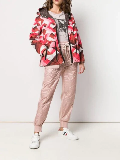 MONCLER QUILTED TROUSERS - 粉色