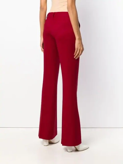 Shop P.a.r.o.s.h Tailored Trousers In Red