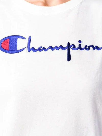 Shop Champion Logo Patch T-shirt In White