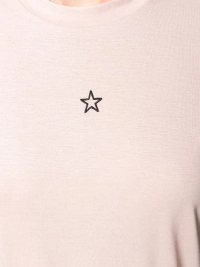 Shop Stella Mccartney Star Print T In Pink