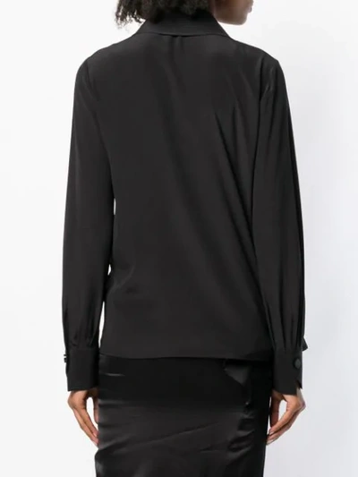 Shop Givenchy Layered Front Shirt In Black