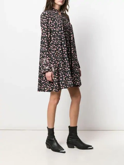 Shop Zadig & Voltaire Fashion Show Raiko Printed Dress In Black