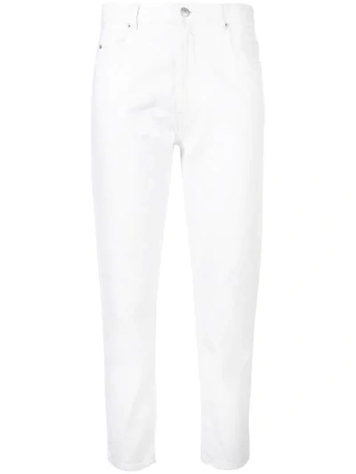 Shop Isabel Marant Étoile Nea Jeans In White