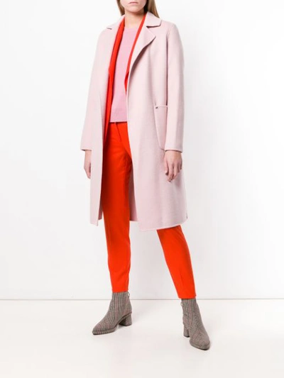 Shop Michael Michael Kors Wrap-around Coat - Pink