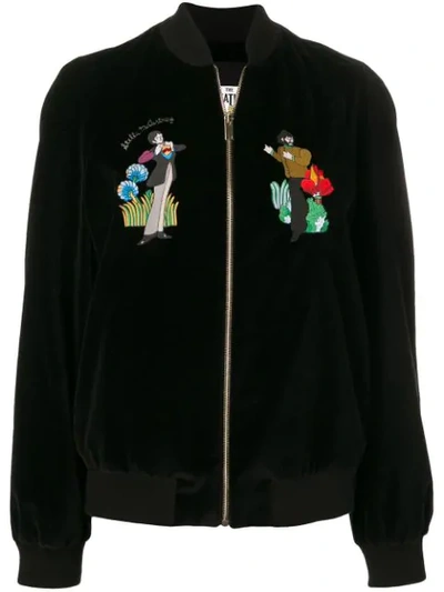 Shop Stella Mccartney All Together Now Bomber Jacket In Black