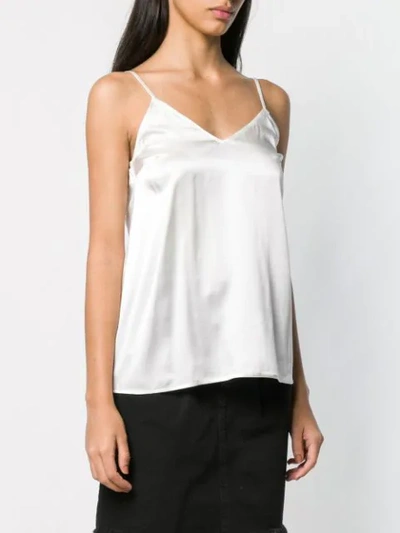 FEDERICA TOSI RELAXED CAMI TANK TOP - 白色