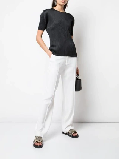 PLEATS PLEASE BY ISSEY MIYAKE MONTHLY T-SHIRT - 黑色