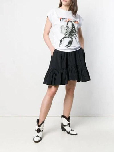 Shop Msgm Printed T In White