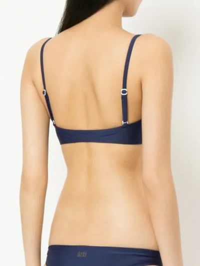 Shop Duskii Bandeau Bikini In Blue