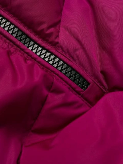 Shop Moncler Short Down Filled Jacket In Purple