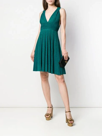 Shop Antonino Valenti Petronia Mini Dress In Green
