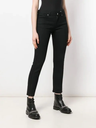 Shop Alexander Mcqueen Skinny Jeans In Black