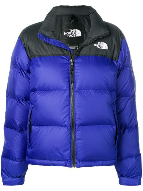 √完了しました！ north face puffer jacket blue black 121240-The north face ...