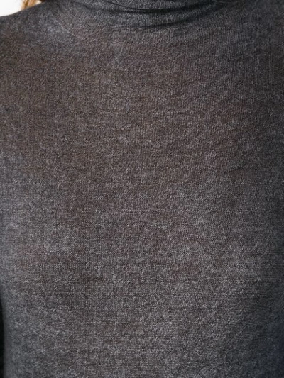 Shop Avant Toi Turtleneck Sweater In Grey