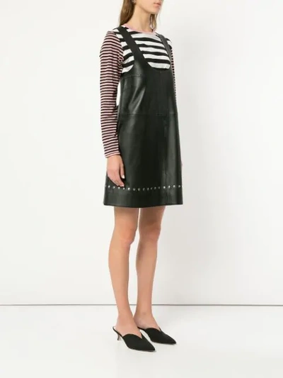 Shop Alexa Chung Loose Fitted Dress In Black