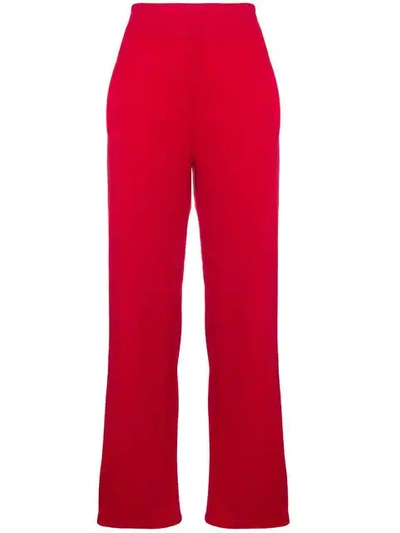 Shop Iceberg Side Panel Track Trousers - Red