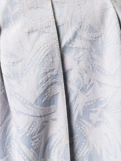 Shop Atu Body Couture Cropped Wide-leg Trousers In Blue
