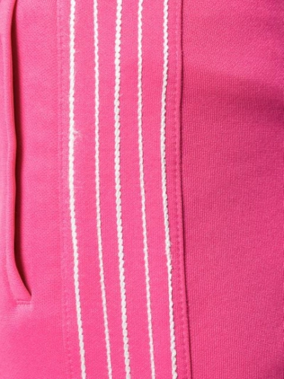 Shop Pinko Zip Track Pants In Pink