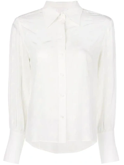 Shop Chloé Horse Shirt In White