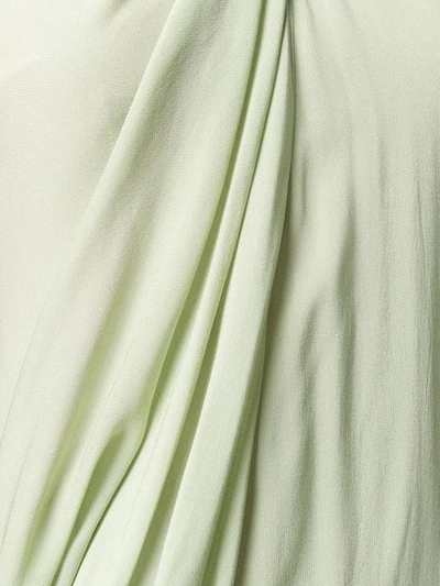JACQUEMUS ASYMMETRIC OFF-SHOULDER DRESS - 绿色