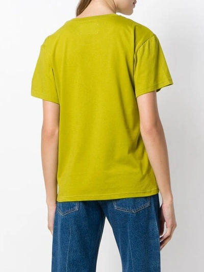 Shop Alberta Ferretti 'it's A Wonderfull Day' T-shirt In Green