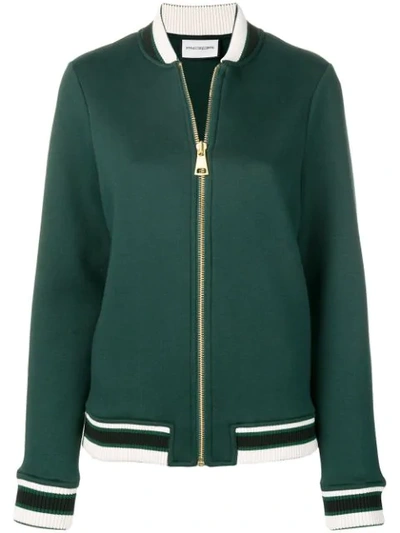 Shop Roqa Bomber Jacket - Green