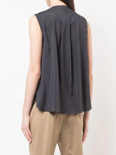 Shop Brunello Cucinelli Embellished Tank Top In Cw571 Volcano/tobacco