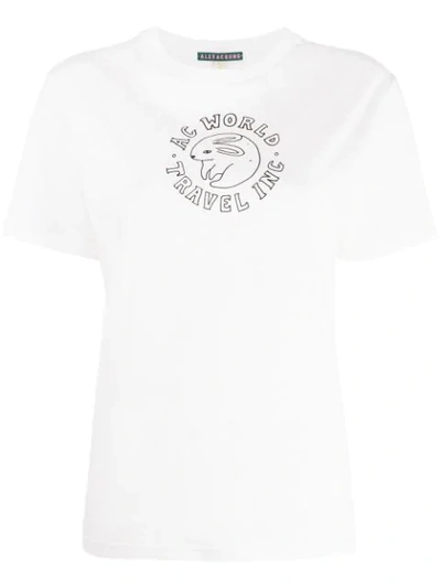 Shop Alexa Chung Printed T-shirt - White