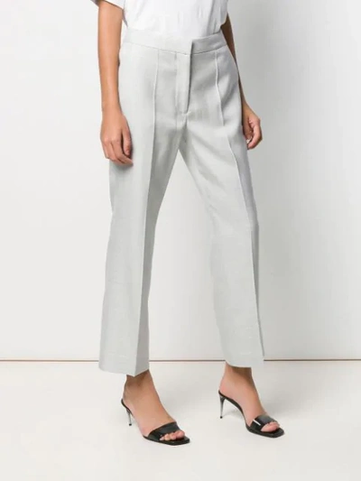 Shop Stella Mccartney Straight-leg Trousers In Grey