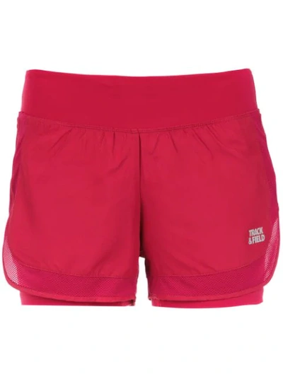 Shop Track & Field Layered Shorts In Pink