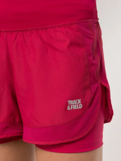 Shop Track & Field Layered Shorts In Pink