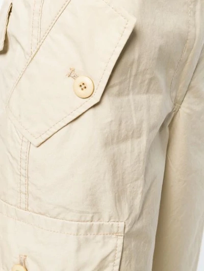 Shop Marc Jacobs Cropped Cargo Pants - Neutrals