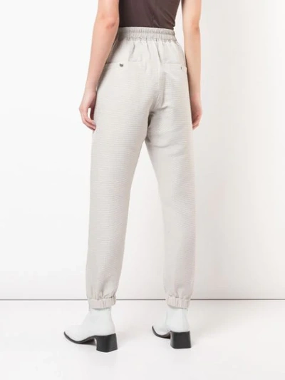 Shop Rick Owens Drawstring Trousers In Neutrals